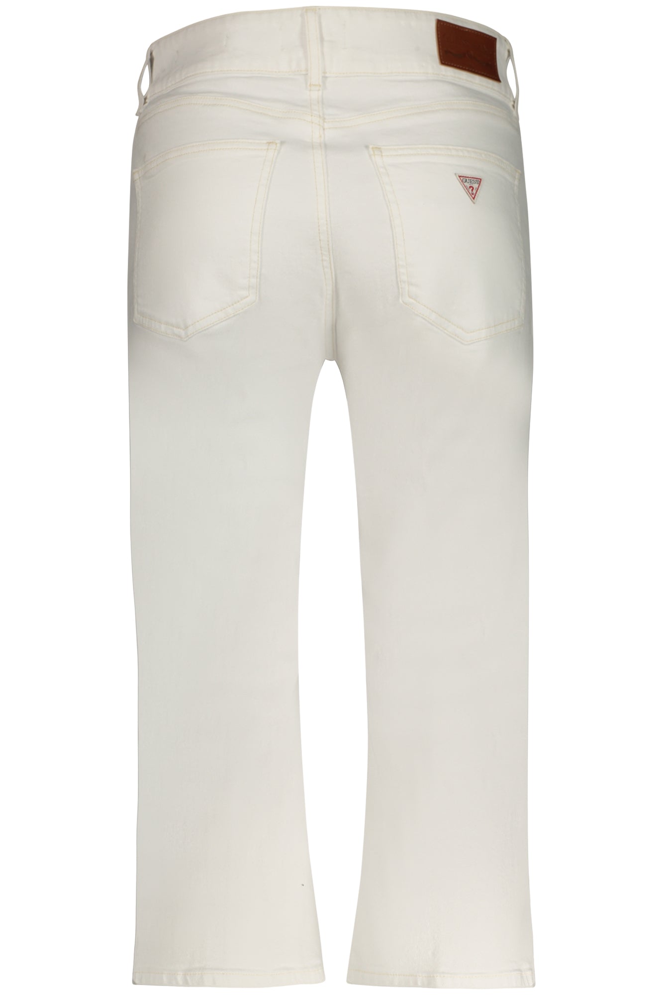 GUESS JEANS WOMEN'S WHITE JEANS CAPER
